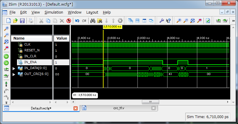 CRC7(1bit)